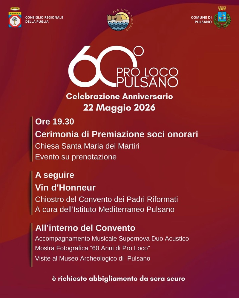 60° anniversario Pro Loco Pulsano