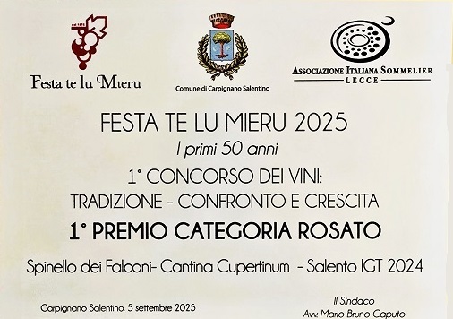 Premio allo Spinello dei Falconi alla 