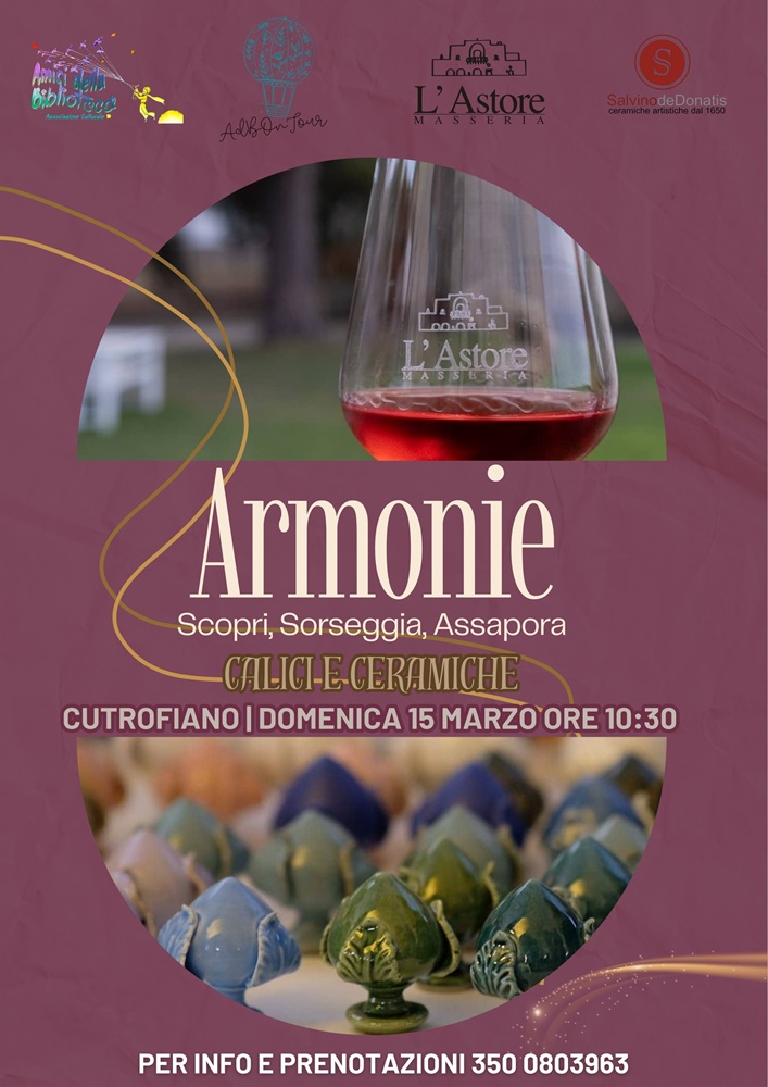 Armonie: Calici e Ceramiche