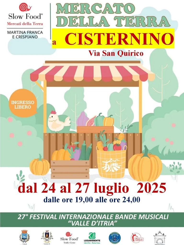 Mercato della Terra Slow Food a Cisternino
