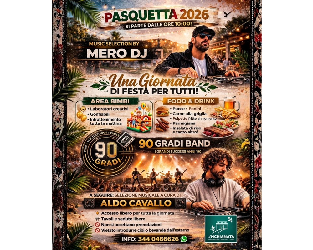 Pasquetta. Una giornata di festa per tutti