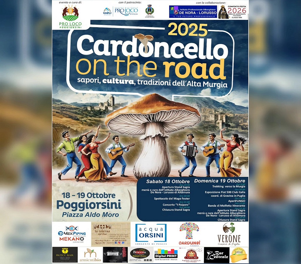 Cardoncello on the road 2025: Poggiorsini