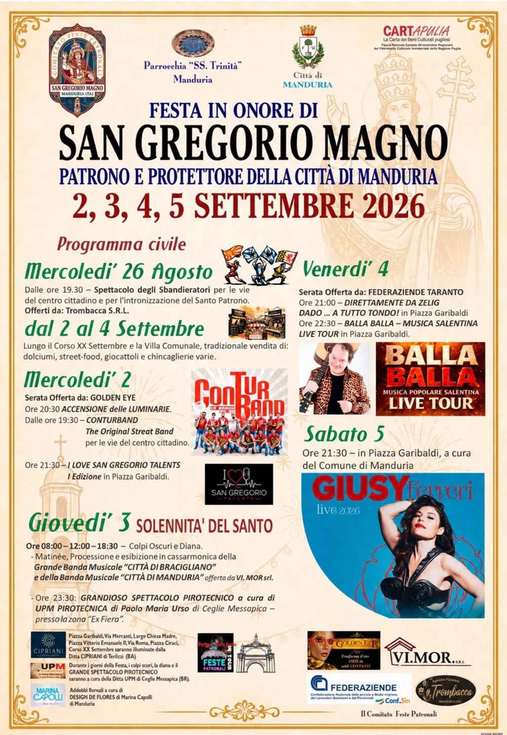 Festa Patronale San Gregorio Magno